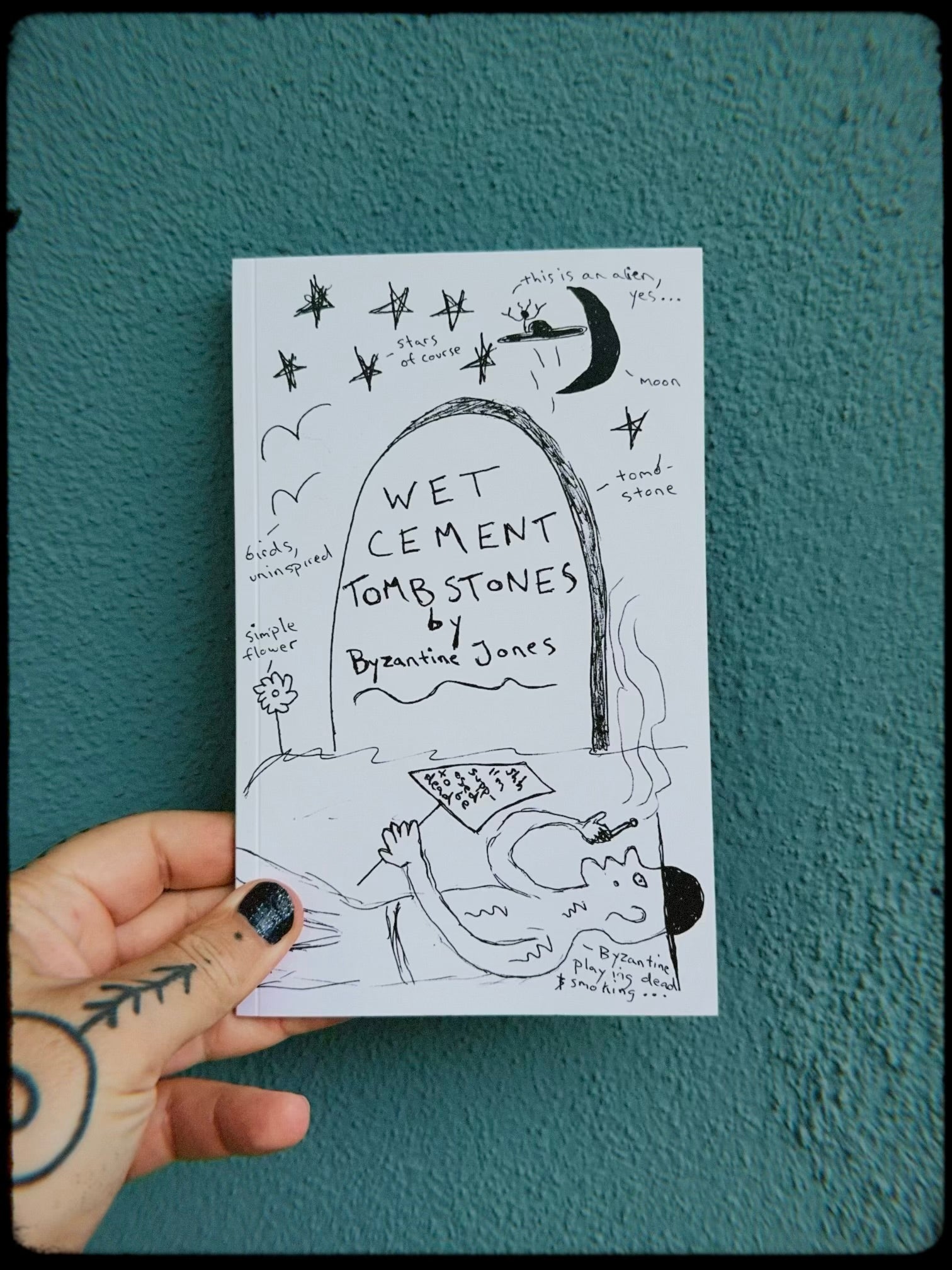 Wet Cement Tombstones / Somewhere Something is Beeping by Byzantine Jones