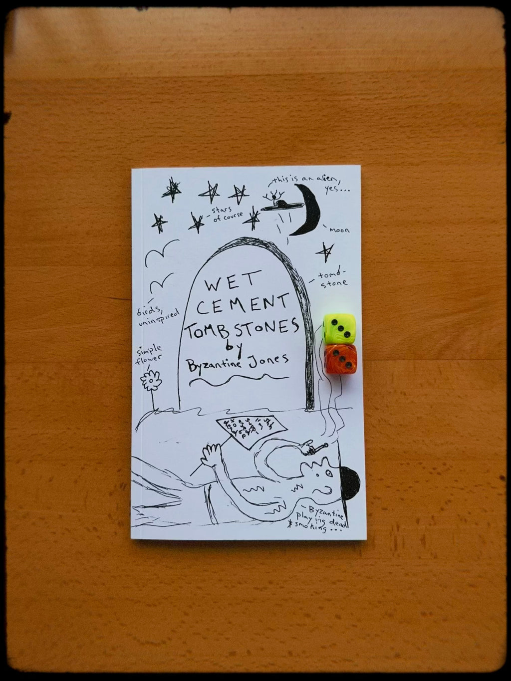 Wet Cement Tombstones / Somewhere Something is Beeping by Byzantine Jones