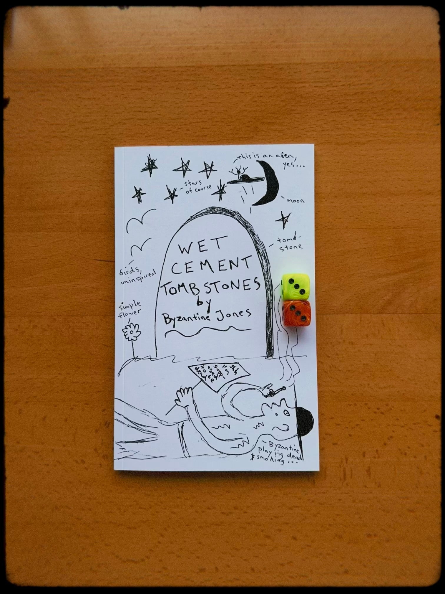 Wet Cement Tombstones / Somewhere Something is Beeping by Byzantine Jones