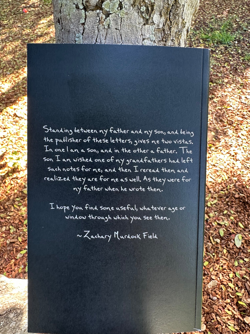 Letters to My Grandson - David M. Field.